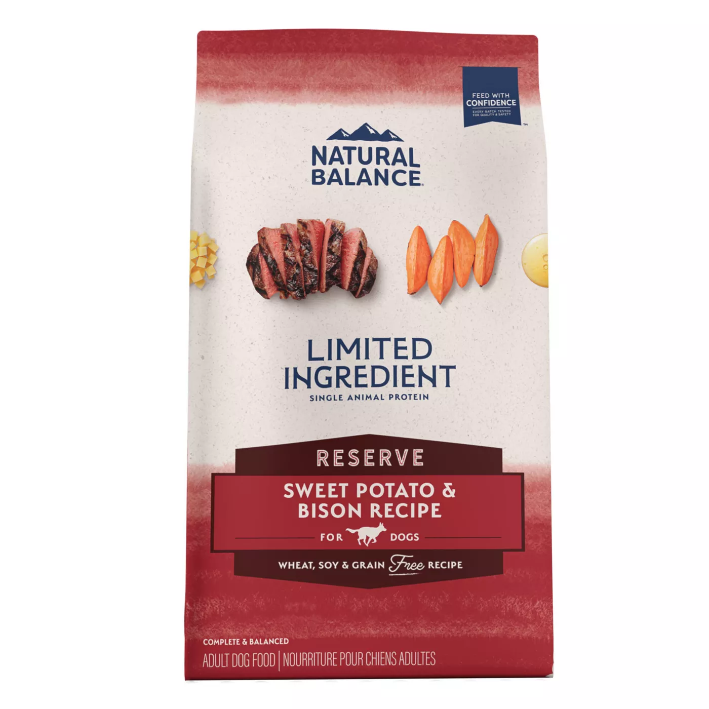 Natural Balance Limited Ingredient Diet Adult Dry Dog Food - Grain Free, Sweet Potato & Bison 5306482