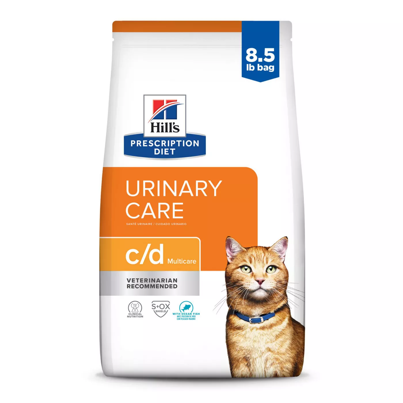 Hill's Prescription Diet c/d Multicare Urinary Dry Cat Food - Ocean Fish 5315100