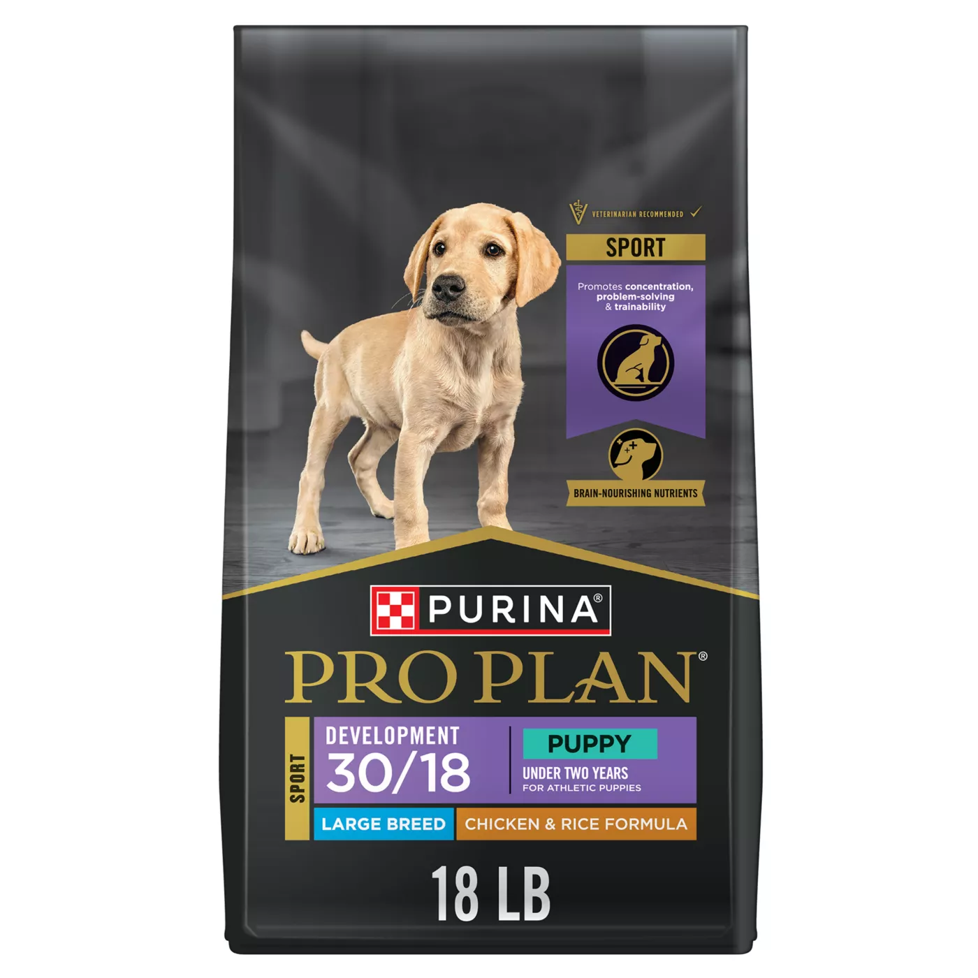 Purina Pro Plan Sport Development Large Breed 30/18 Chicken and Rice Dry Dog Food Puppy Formula 5322558