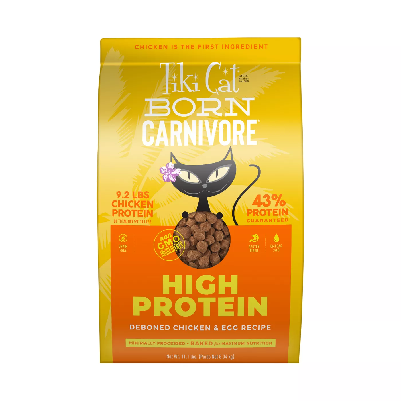 Tiki Cat Born Carnivore High Protein Cat & Kitten Food - Non-GMO, Chicken & Egg 5322833