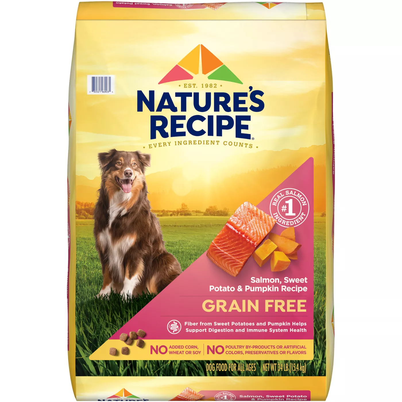 Nature's Recipe All Life Stage Dry Dog Food - Salmon, Sweet Potato & Pumpkin 5327399