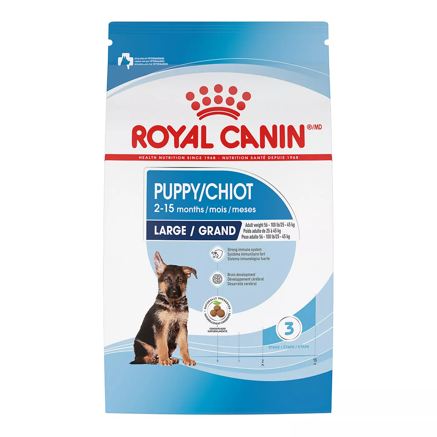 Royal Canin Large Puppy Dry Dog Food, Size Health Nutrition 5337878