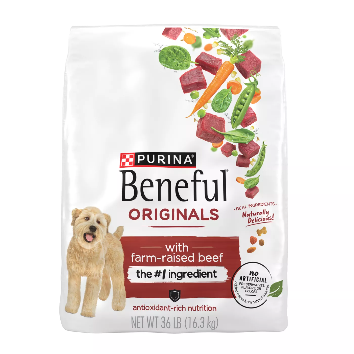 Purina Beneful Originals Adult Dog Dry Food - Farm Raised Beef 5345523