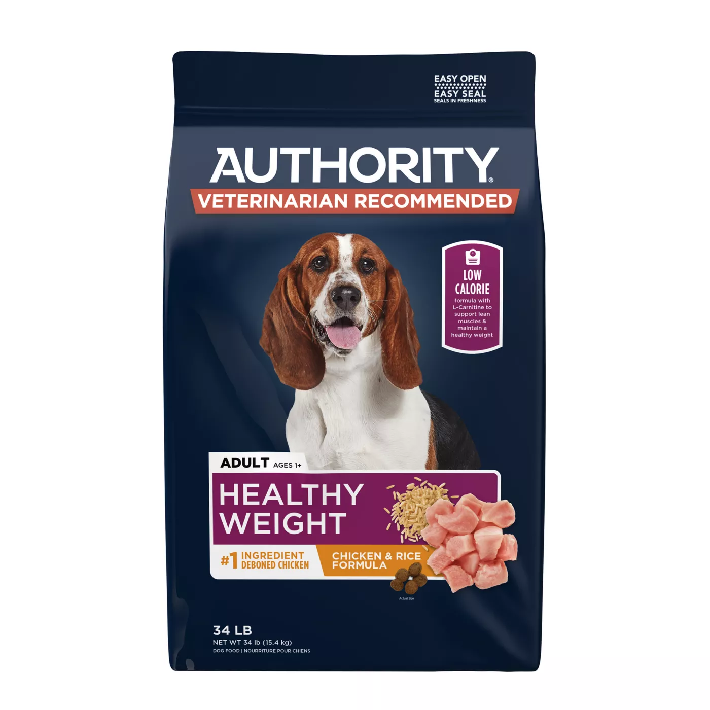 Authority Healthy Weight Adult Dog Dry Food - Chicken & Rice 5348615