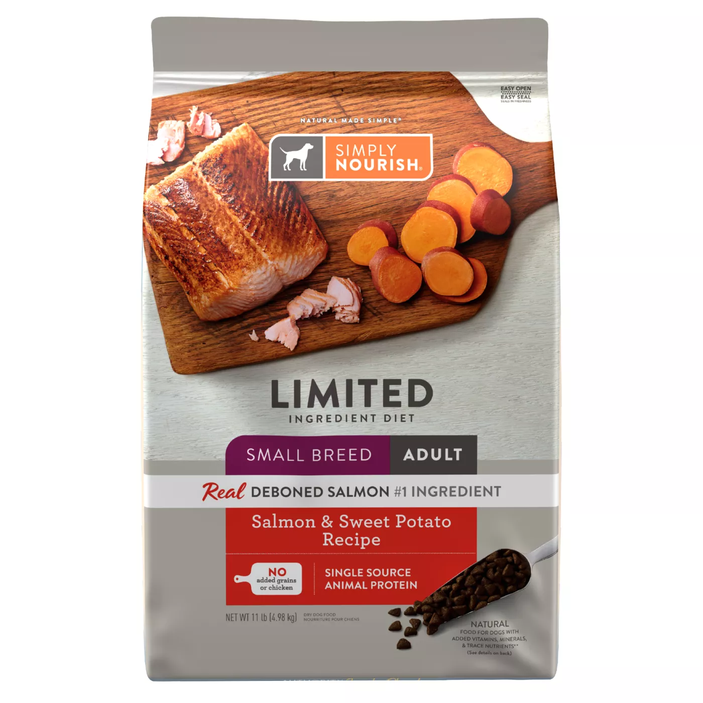 Simply Nourish Limited Ingredient Small Breed Adult Dog Food - Salmon and Sweet Potato 5349256