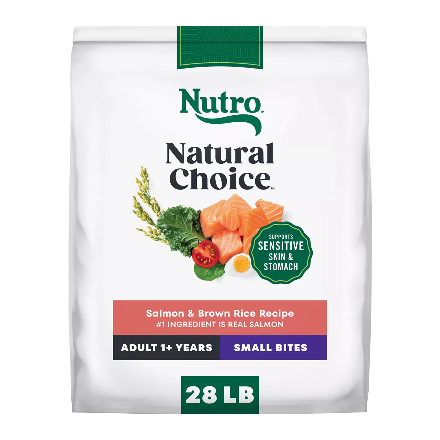 Nutro Natural Choice Adult Dry Dog Food - Salmon & Brown Rice, Small Bites 5351547