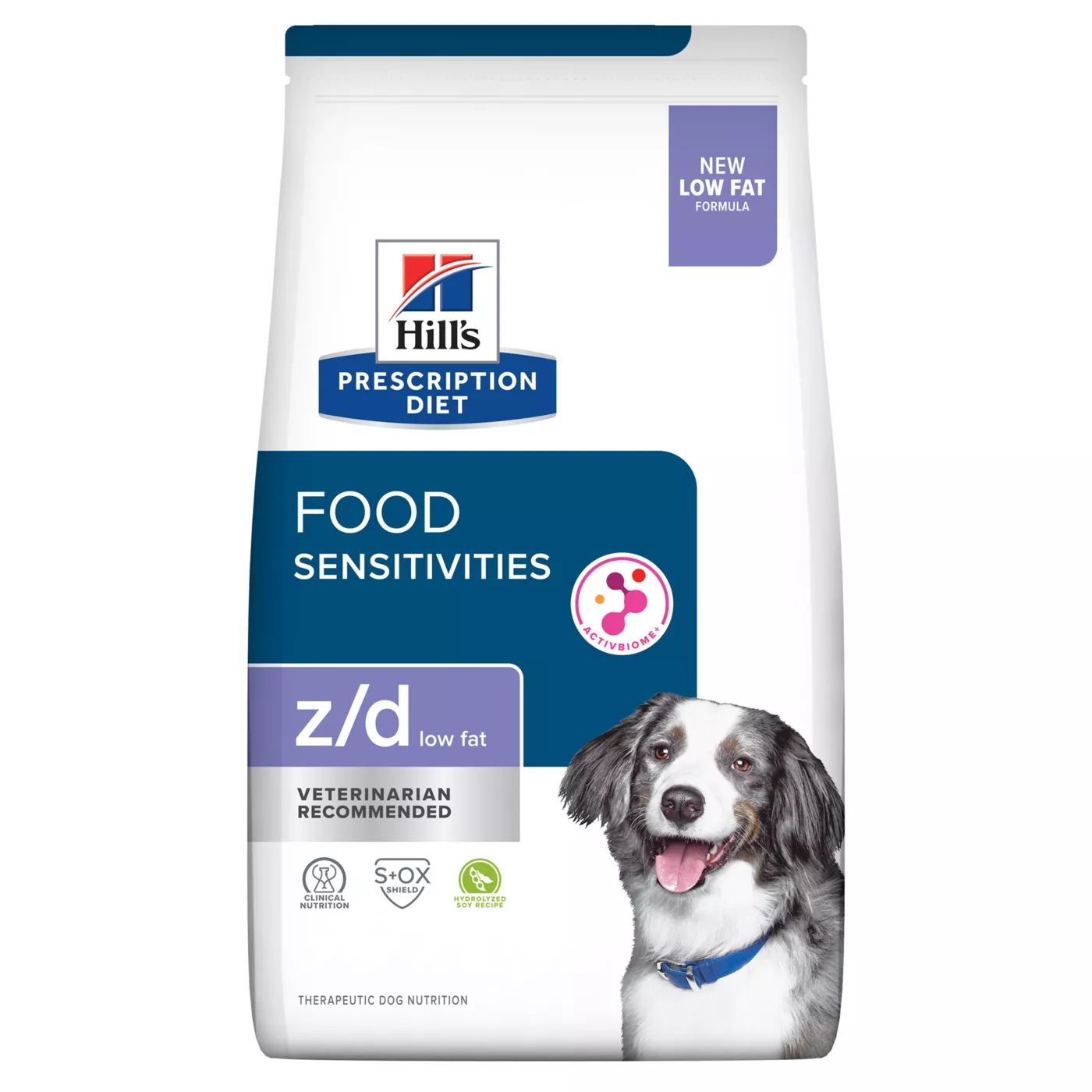 Hill's Prescription Diet Z/D Food Sensitivities Low Fat Hydrolyzed Soy Recipe Dry Dog Food - Chicken 5352936