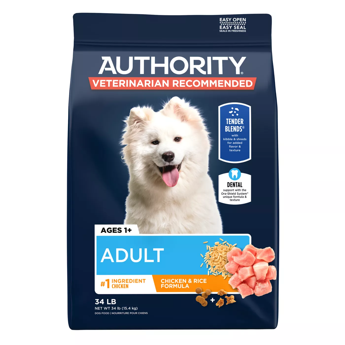 Authority Everyday Health Tender Blends Adult Dry Dog Food - Chicken & Rice 5360310