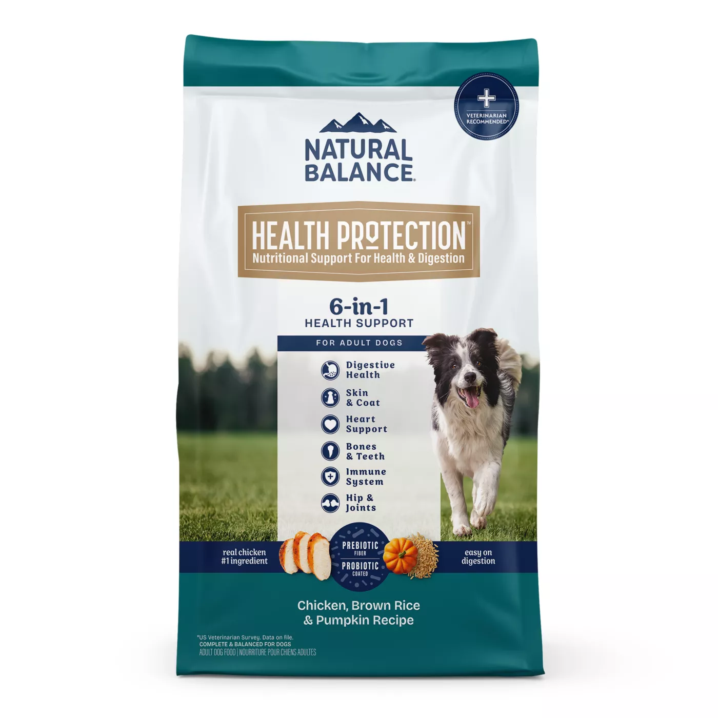 Natural Balance Health Protection Adult Dry Dog Food - Chicken, Brown Rice & Pumpkin 5362697