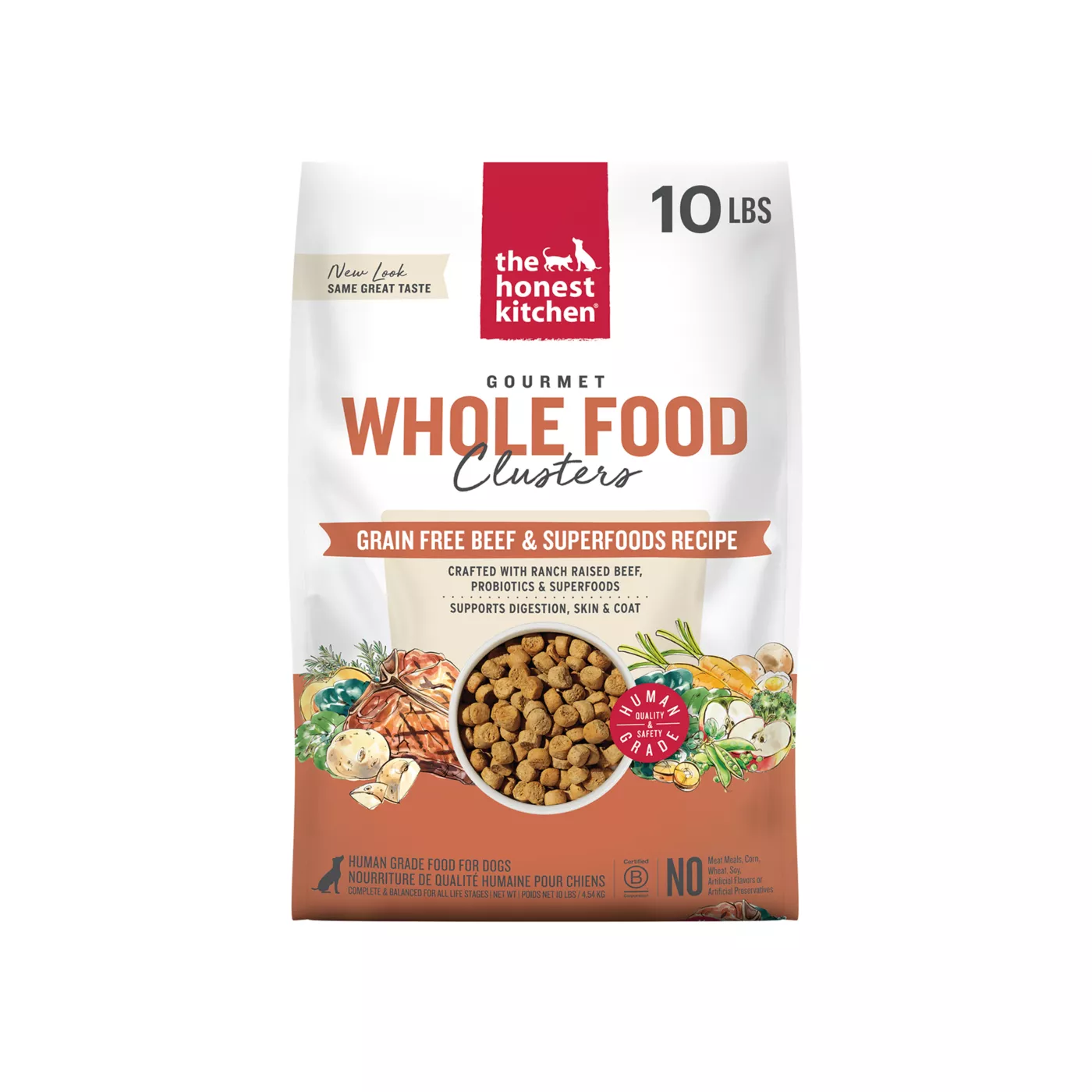 The Honest Kitchen Grain Free Clusters Adult Dog Dry Food - Beef 5364969