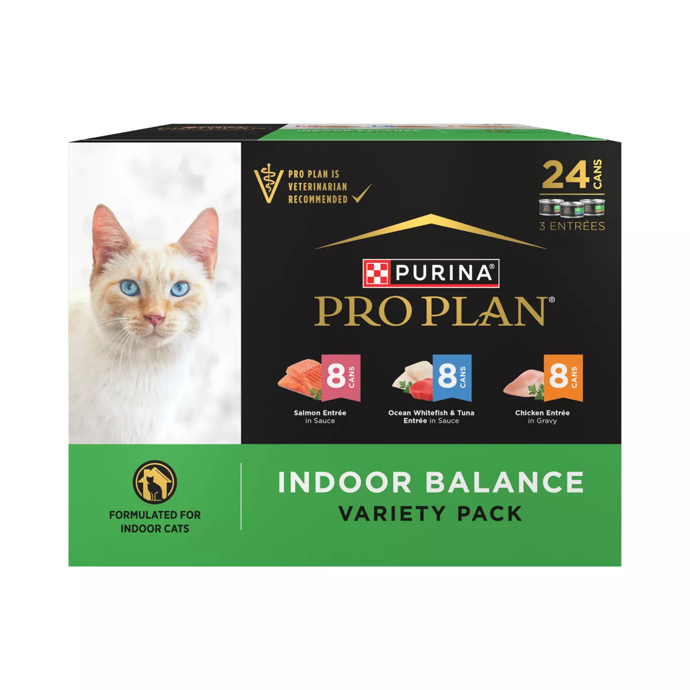Purina Pro Plan Cat - Indoor Balance, Variety Pack, 24 CT, 72 OZ 5365821