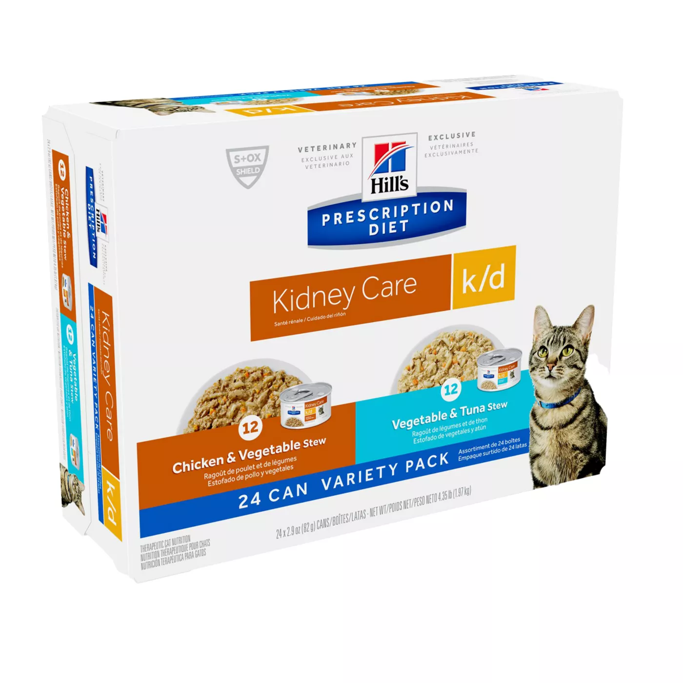 Hill's Prescription Diet k/d Kidney Care Variety Pack All Life Stages Wet Cat Food - 24 Count 5367521