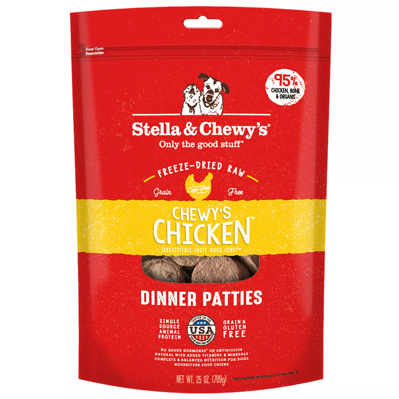 Stella & Chewy's Freeze-Dried Raw Dinner Patties All Life Stages Dry Dog Food - Chewy's Chicken 5368741