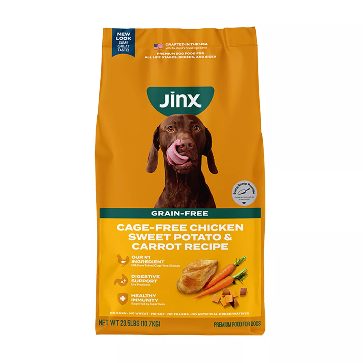 Jinx All Life Stages Grain-Free Dry Dog Food - Chicken, Sweet Potato & Carrot 5370829