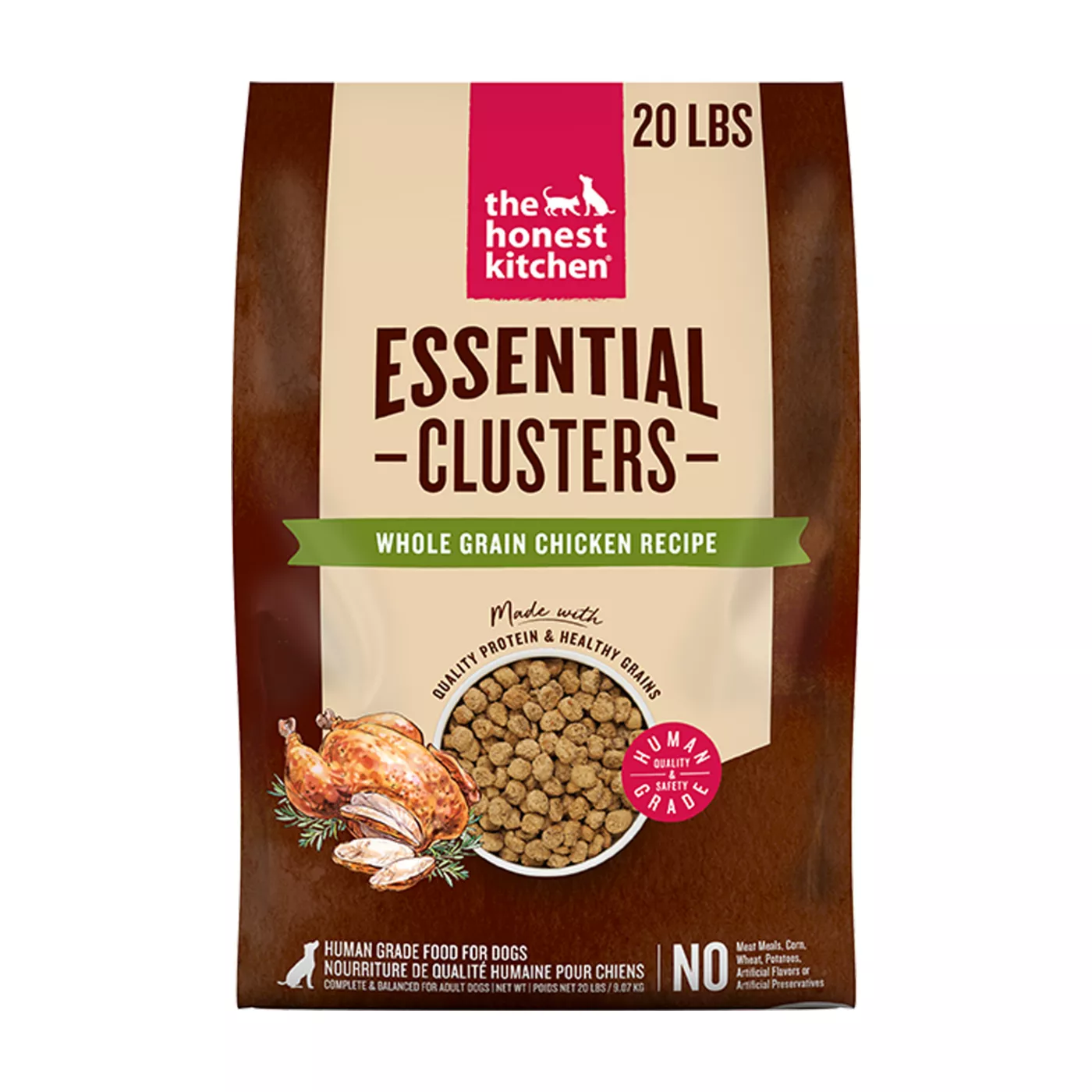 The Honest Kitchen Essential Clusters Adult Dry Dog Food - Chicken 5372926