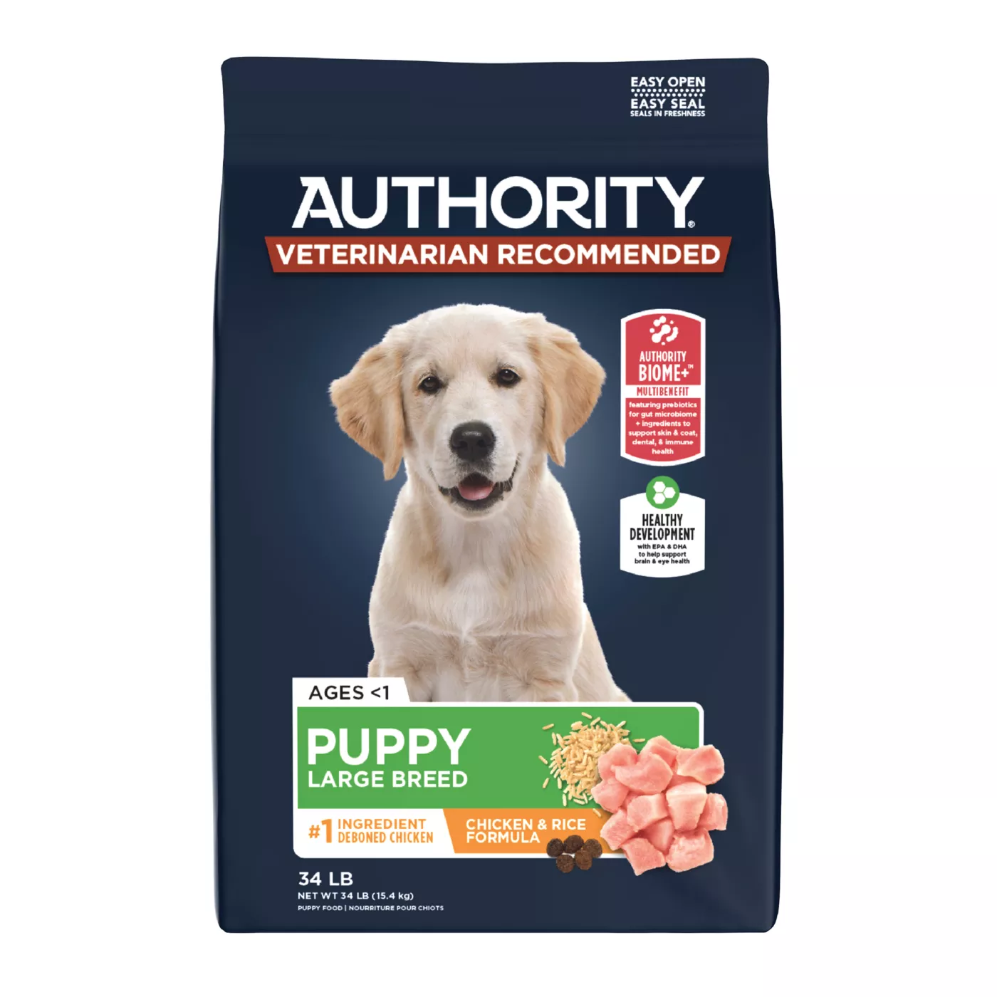 Authority Everyday Health Large Breed Puppy Dry Dog Food - Chicken 5374399