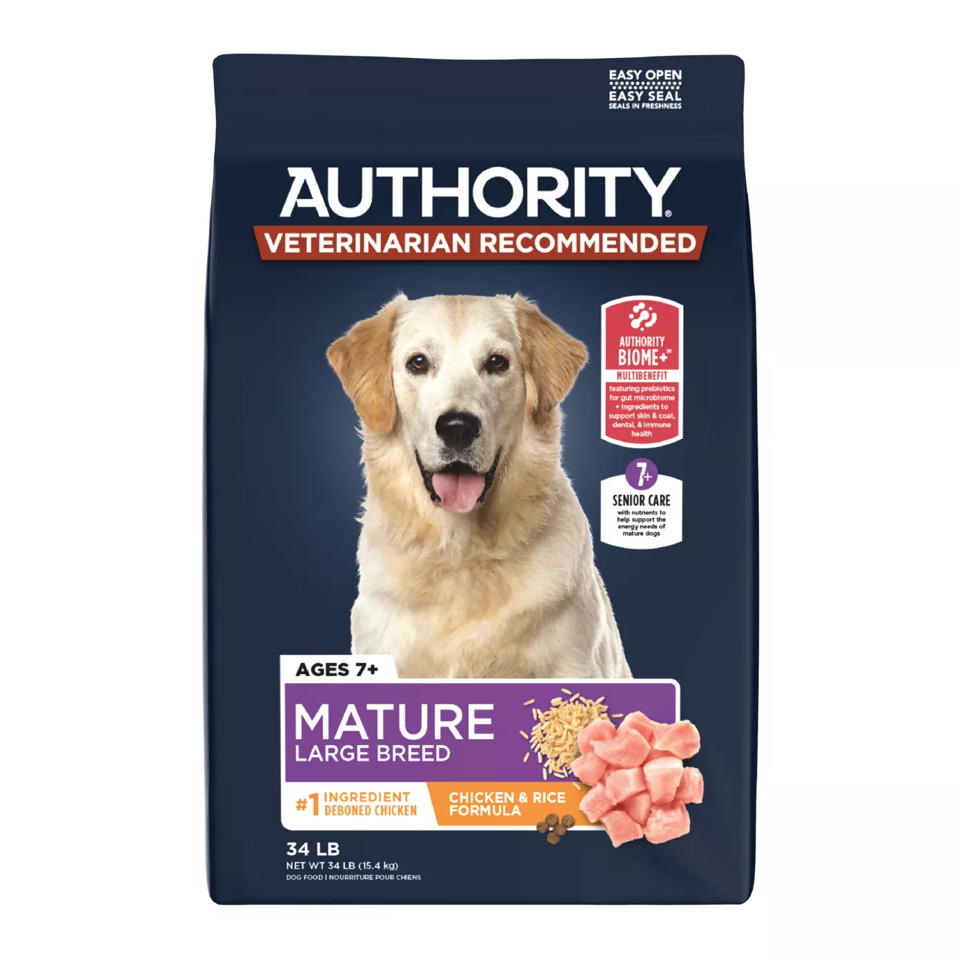 Authority Everyday Health Large Breed Senior Dry Dog Food - Chicken 5374401