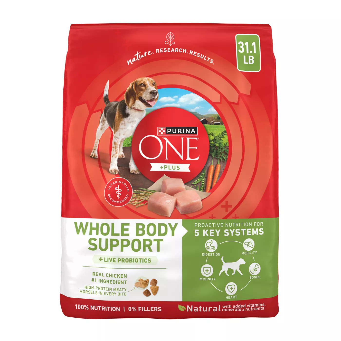 Purina ONE +Plus Whole Body Support Dry Dog Food - Natural, Chicken 5375064