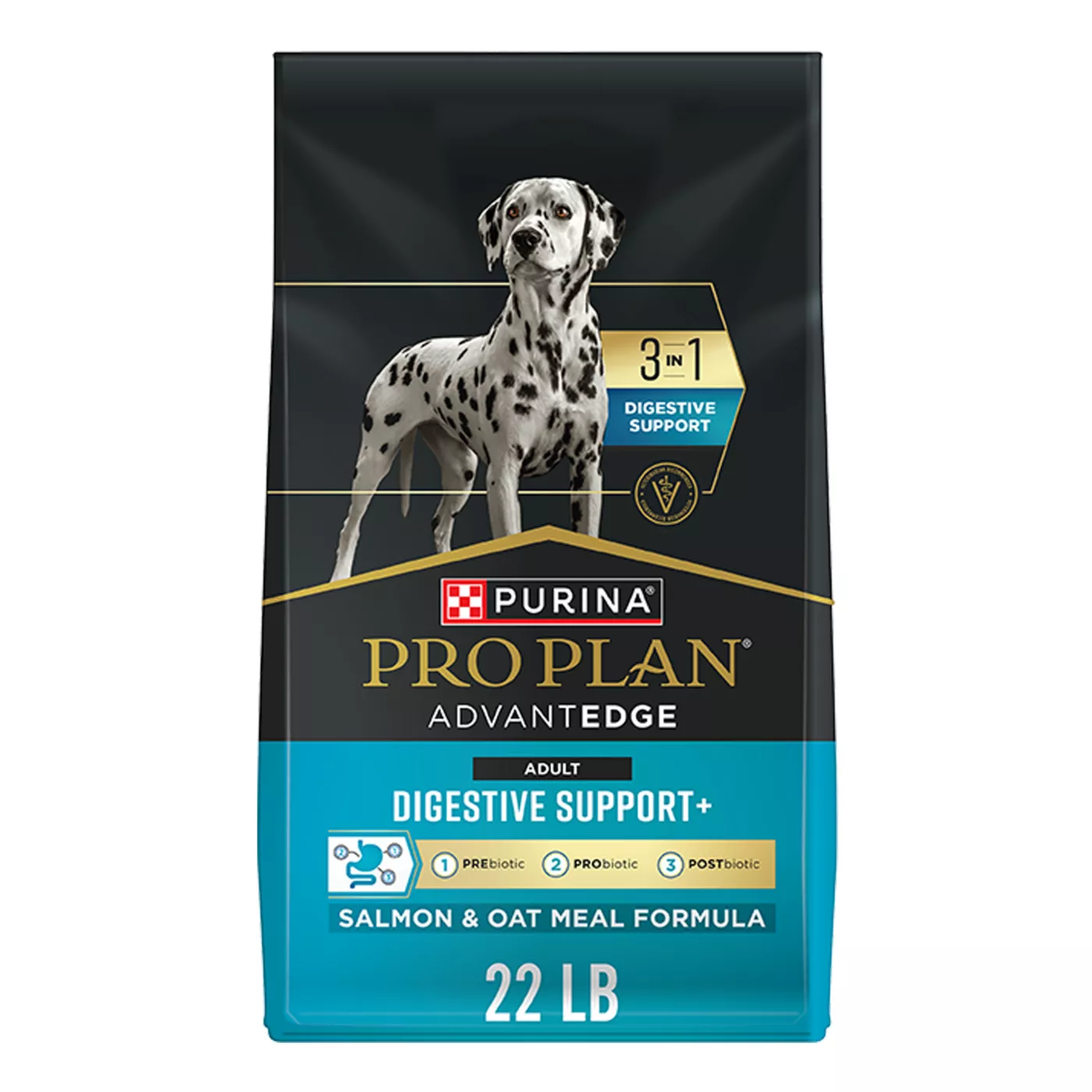 Purina Pro Plan AdvantEDGE Digestive Support+ Salmon and Oat Meal Formula Adult Dry Dog Food 5376369