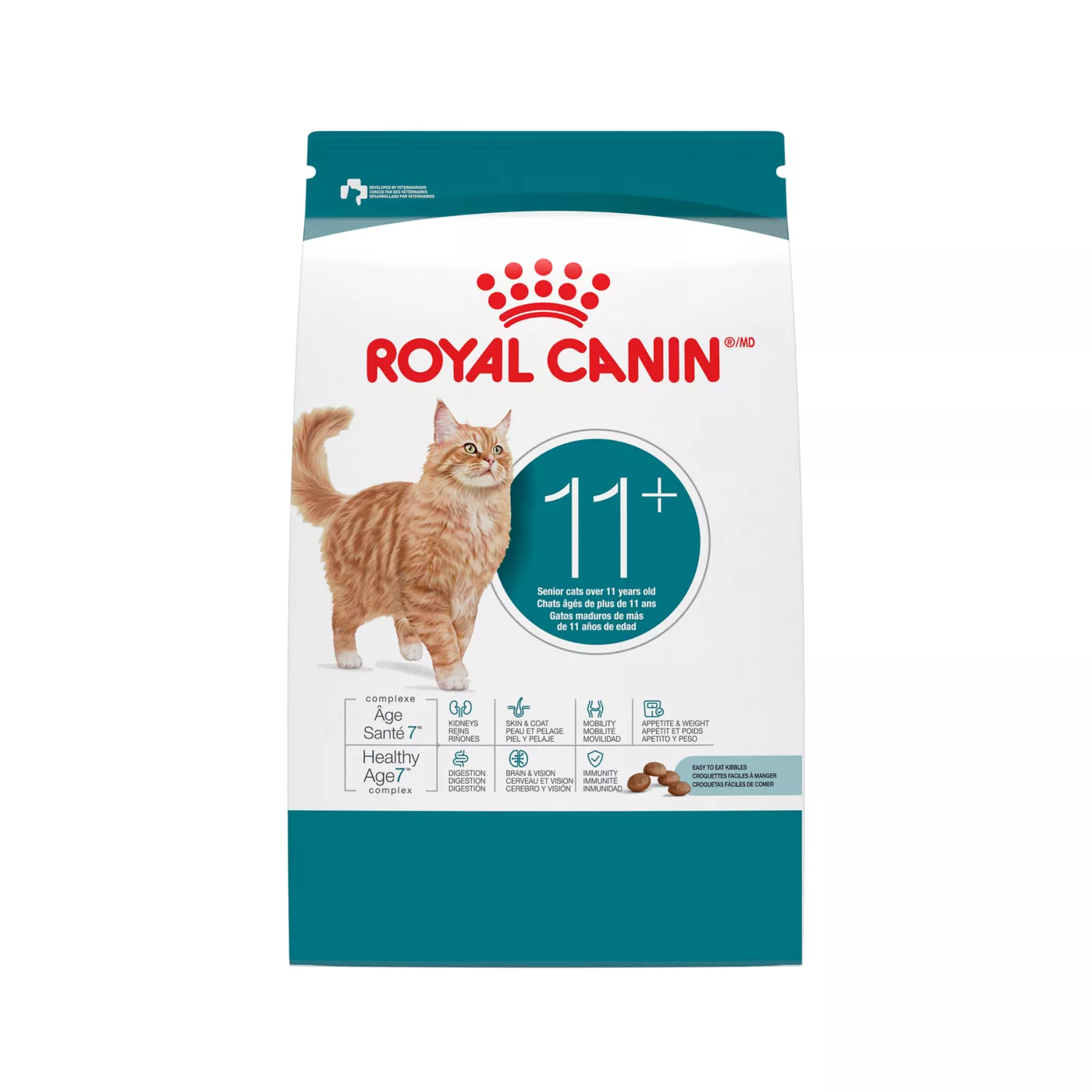 Royal Canin Feline Health Nutrition Aging 11+ Senior Dry Cat Food - Chicken, 6 lb 5377165
