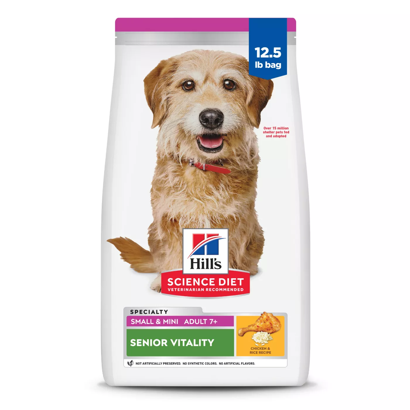 Hill's Science Diet Senior Vitality Small & Mini Adult 7+ Dry Dog Food - Chicken & Rice 5379481